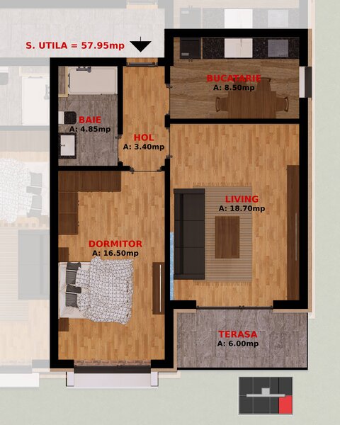 Dobroesti, Fundeni, 2 camere, TVA inclus
